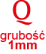 Grubość 1mm